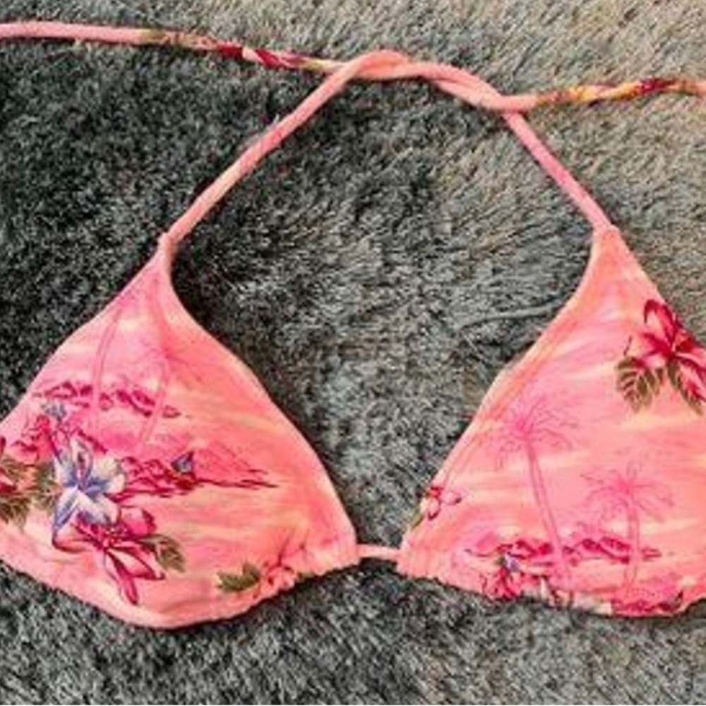 Summer Girl RARE hawaiian hibiscus bikini top